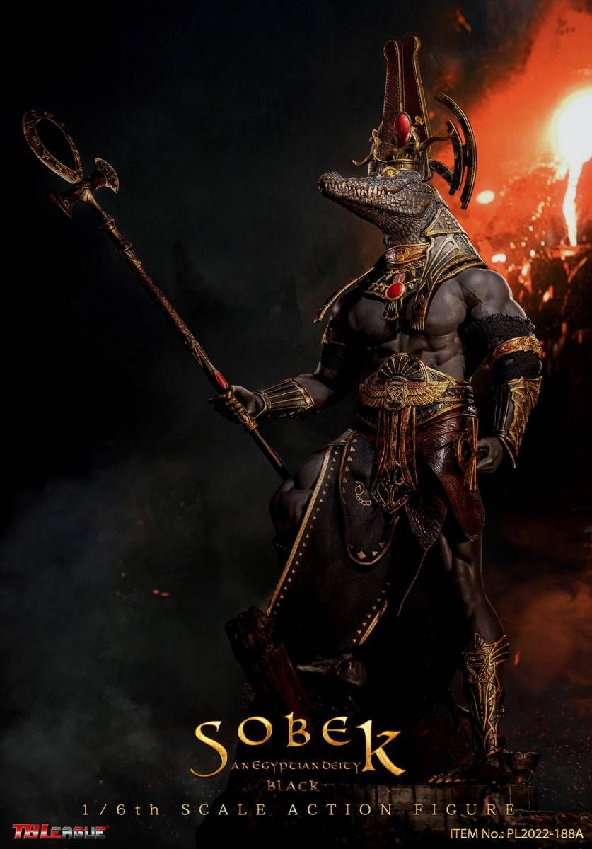 TBLeague PL2022-188A ソベク ワニ黒