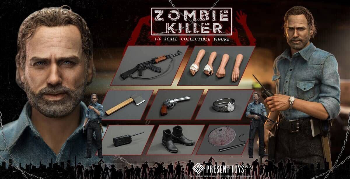 PRESENT TOYS PT-sp53 Zombie killer ウォーキング デッド リック グライムズ