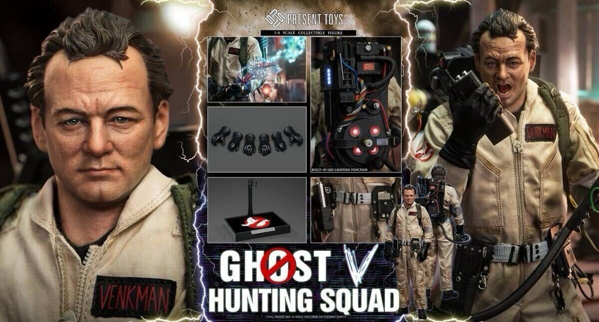 PRESENT TOYS PT-sp57 ゴーストバスターズ 1/6 ピーター PRESENT TOYS PT-sp57 1/6 Ghostbusters Peter Venkman 12