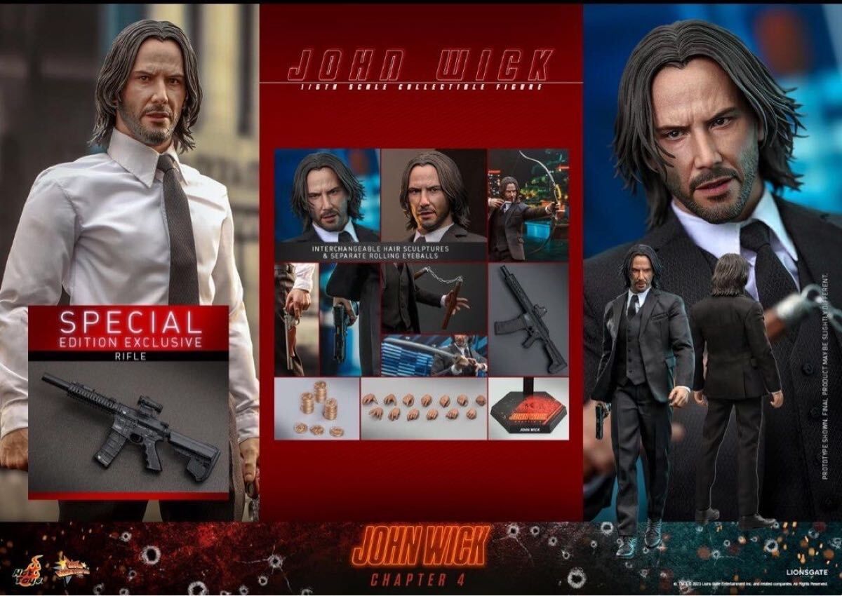 ホットトイズ MMS729B 『ジョン・ウィック:コンセクエンス』ジョン・ウィック ボーナス付き