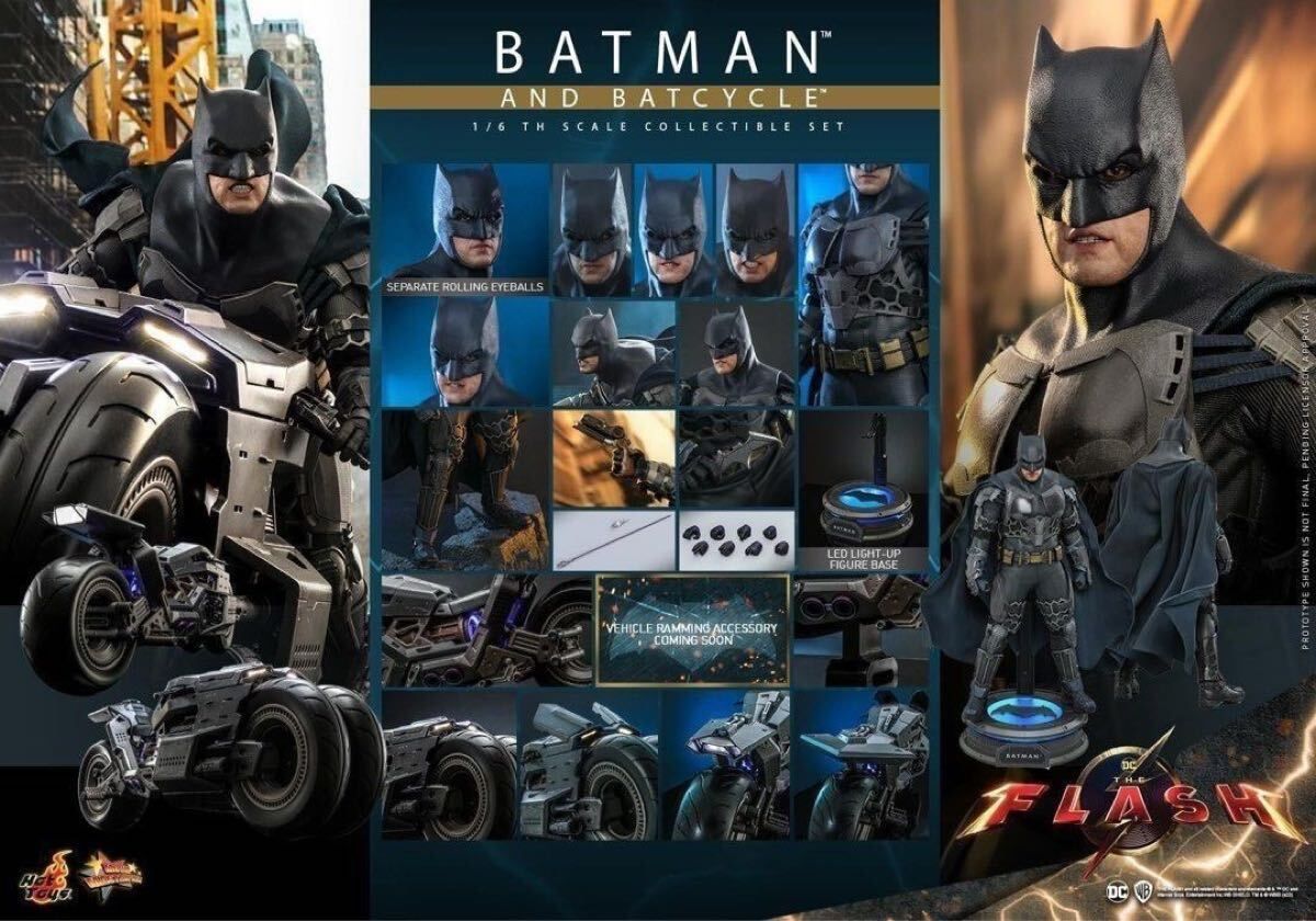 ホットトイズ ホットトイズ MMS705 『ザ・フラッシュ』 バットマン&バットサイクル
