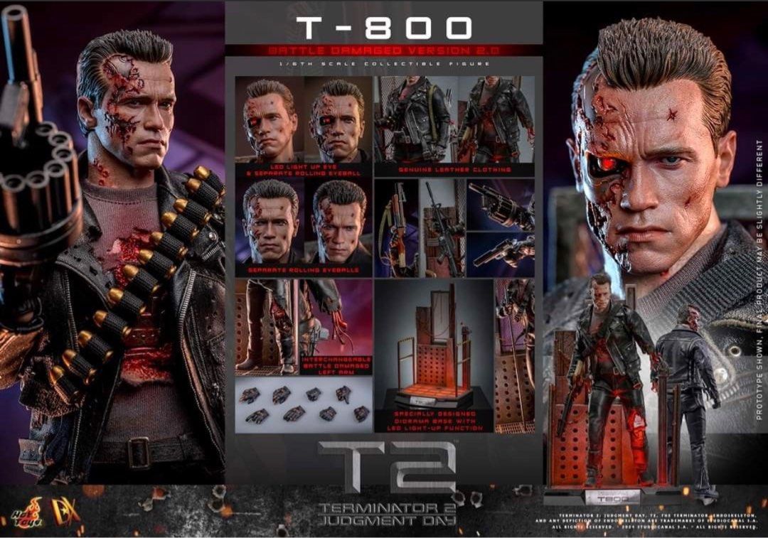ホットトイズ DX46 『ターミネーター2』T-800(バトルダメージ/2.0版)
