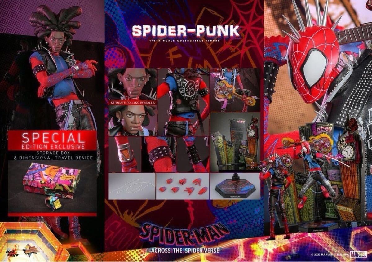 ホットトイズ MMS726b 『スパイダーマン:アクロス・ザ・スパイダーバース』スパイダー・パンク DX