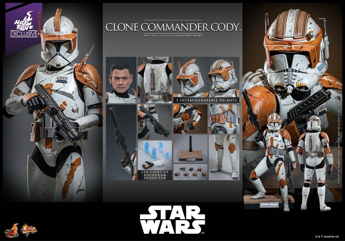 ホットトイズ MMS796『スター・ウォーズ エピソード3/シスの復讐』コマンダー・コーディ(フェイズ1ヘルメット付き)
