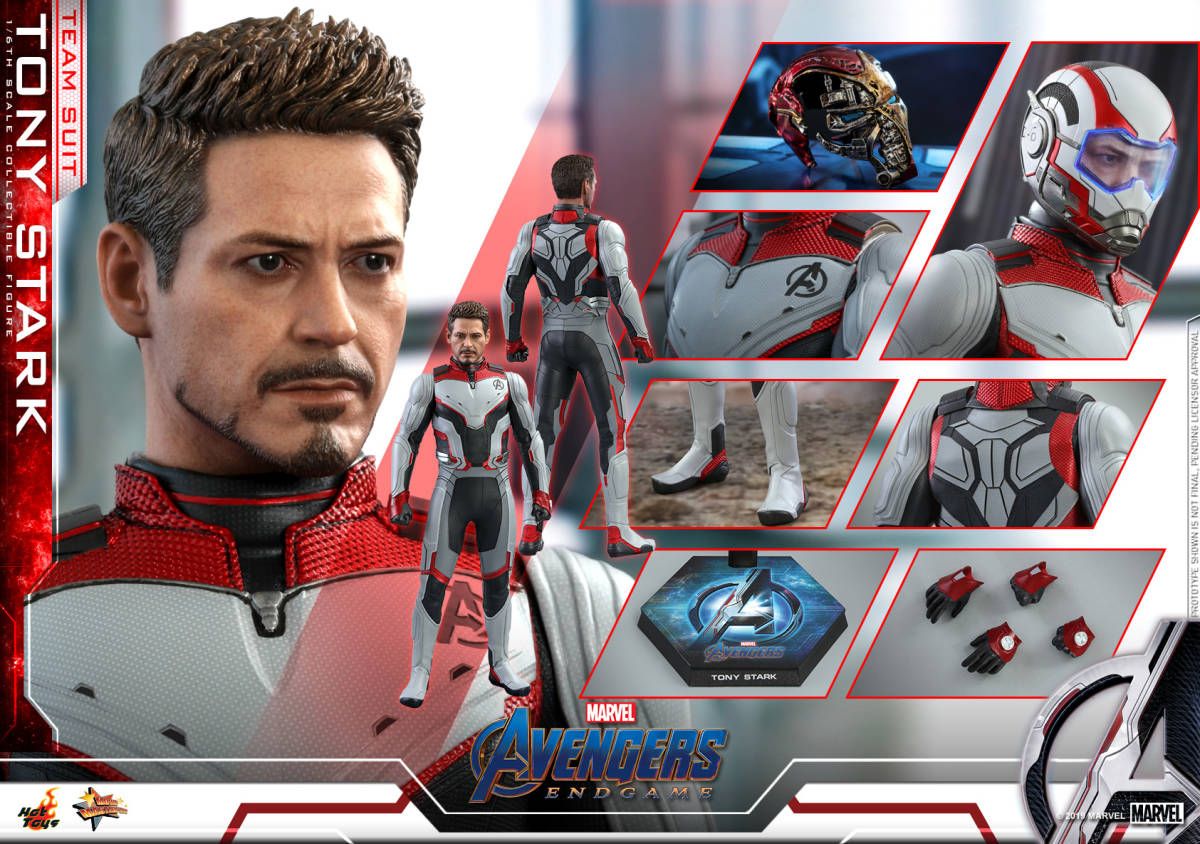 ホットトイズ MMS537『アベンジャーズ/エンドゲーム』 トニー・スターク(チームスーツ版)