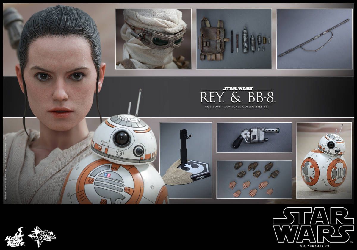 ホットトイズ MMS337 『スター・ウォーズ/フォースの覚醒』 レイ&BB-8(2体セット)
