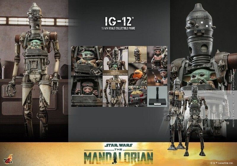 ホットトイズ TMS104 『マンダロリアン』IG-12 とグローグーセット