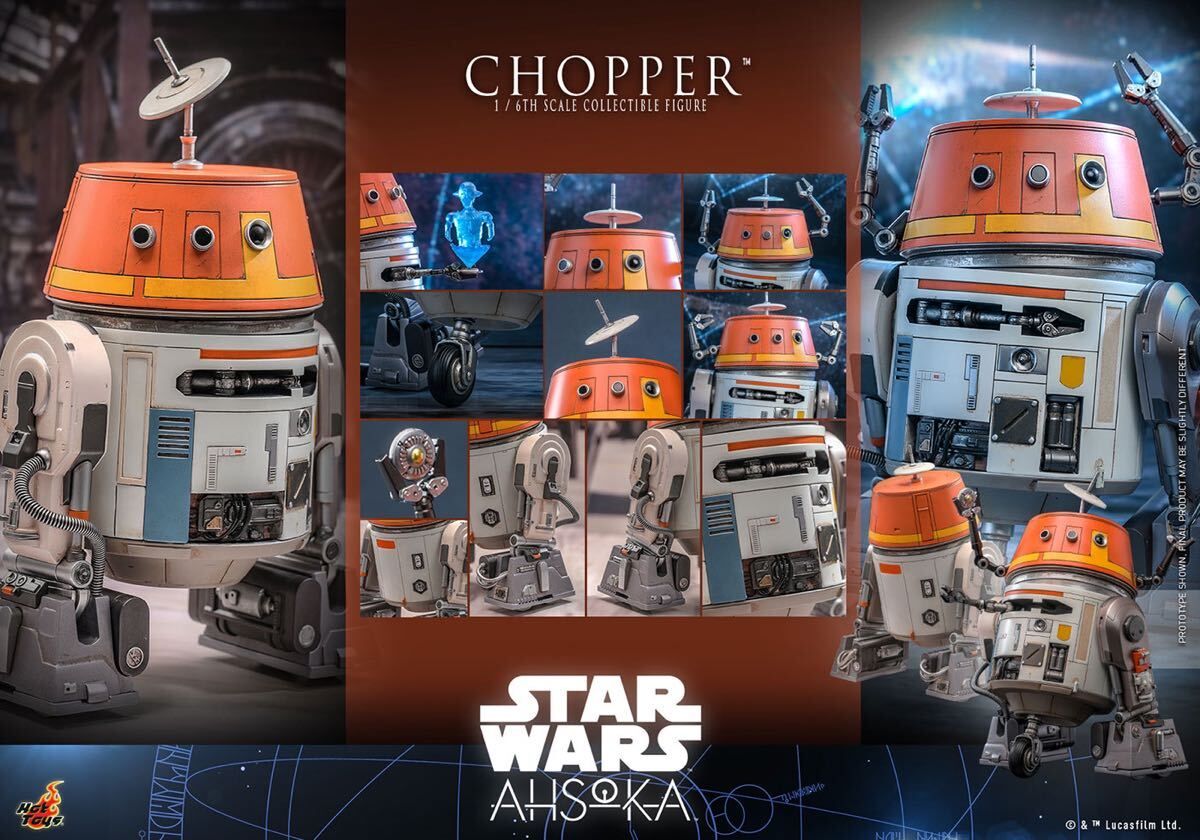 ホットトイズ TMS112 スター・ウォーズ:アソーカ』1/6 チョッパー Star Wars: Ahsoka - Chopper Hottoys