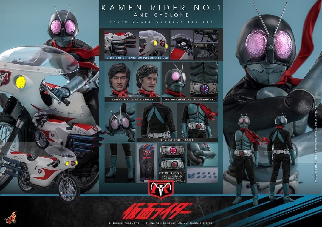 ホットトイズ TMS148仮面ライダー1号 & サイクロン号