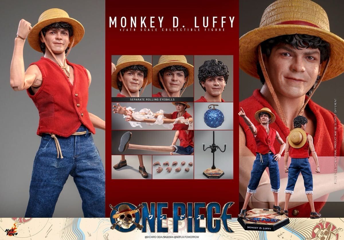 ホットトイズ TMS109 ONE PIECE (Netflix) モンキー・D・ルフィ