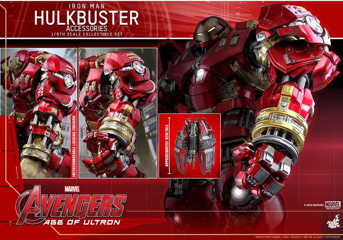 ホットトイズ ACS006『アベンジャーズ/エイジ・オブ・ウルトロン』 ハルクバスター拡張パーツセット