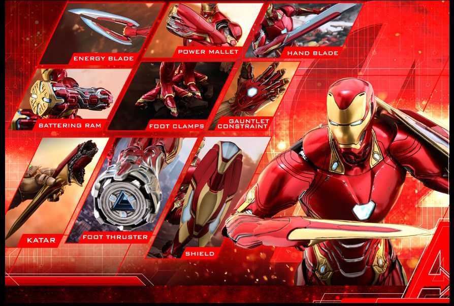 ホットトイズ ACS004 『アベンジャーズ/インフィニティ・ウォー』アイアンマン・マーク50拡張パーツセット