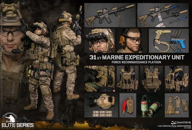 Damtoys 78088 第31海兵遠征隊部隊偵察小隊31st Marine