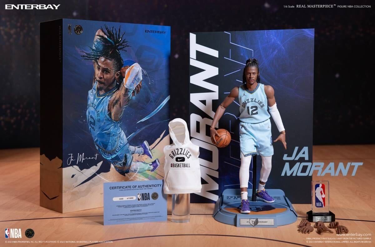 ENTERBAY RM-1091 NBA メンフィス・グリズリーズ ジャ・モラント 1/6 フィギュア