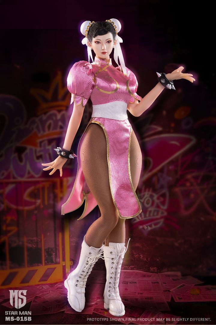 STARMAN TOYS MS-015B Chun li (ピンク)ストリートファイター