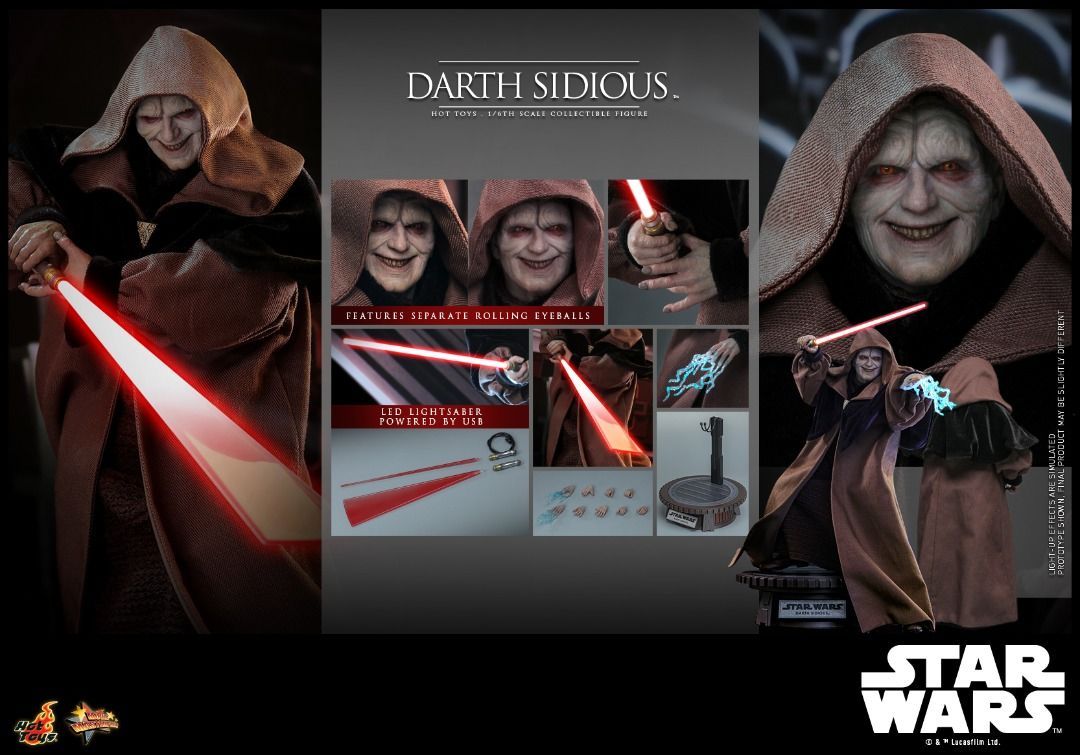 ホットトイズ MMS745 『スター・ウォーズ エピソード3/シスの復讐』ダース・シディアス