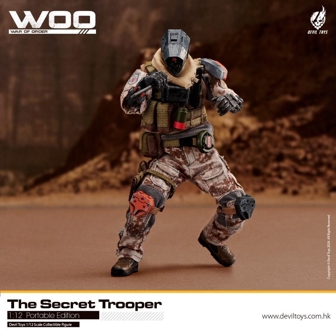DEVILTOYS WOO シークレット・トルーパー(サンド・ヴァイパー Secret Trooper (Sand Viper)