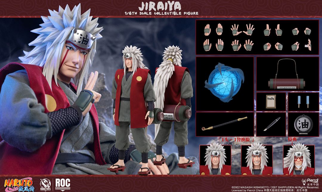 ROCKETTOYS ROC-019 「NARUTO ナルト疾風伝」 自来也 1/6フィギュア