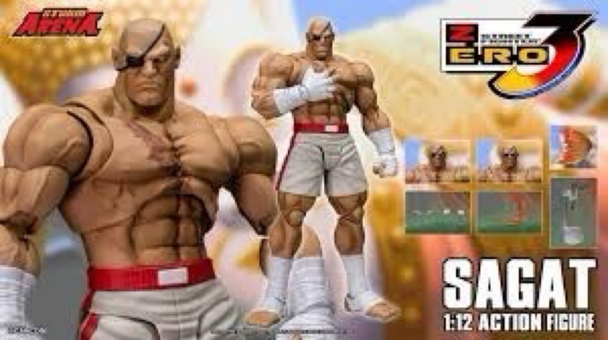 Storm Collectibles  SFSA03「ストームアリーナ」ストリートファイターZERO3 - サガット　HK Art Toys Expo 限定版 1/12フィギュア