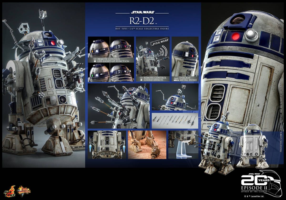 ホットトイズ MMS651 『スター・ウォーズ　エピソード２／クローンの攻撃』Ｒ２-Ｄ２