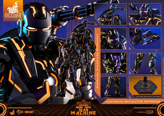ホットトイズ MMS553D35『アイアンマン２』ウォーマシン（ネオンテック／オレンジ版）