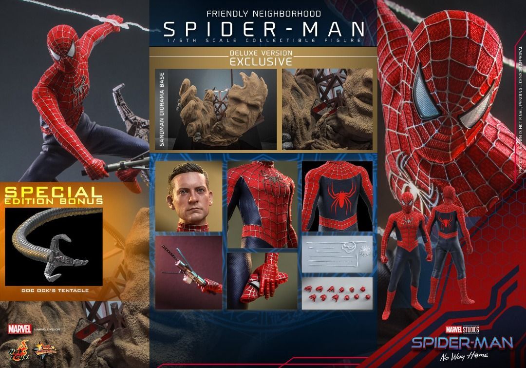 ホットトイズMMS662b『スパイダーマン：ノー・ウェイ・ホームフレンドリー・ネイバーフッド・スパイダーマン（デラックス版）［ボーナス付き］