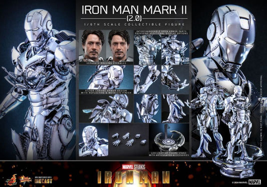 ホットトイズ MMS733D59『アイアンマン』アイアンマン・マーク2（2.0版)