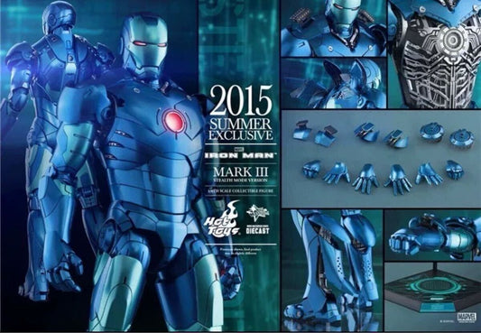 ホットトイズ MMS314D12 アイアンマン・マーク3 ブルー・ステルス版