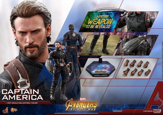 ホットトイズ  MMS480 『アベンジャーズ／インフィニティ・ウォー』キャプテン・アメリカ