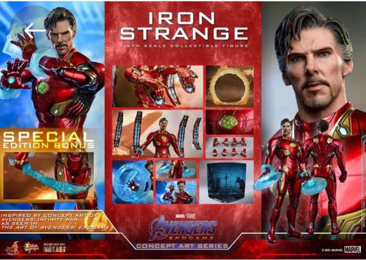 ホットトイズ MMS606D41B  『アベンジャーズ／エンドゲーム』 「コンセプトアート・シリーズ」１／６スケールフィギュア　アイアン・ストレンジ