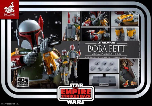 ホットトイズ MMS571『スター・ウォーズ　エピソード５／帝国の逆襲』 １／６スケールフィギュア　ボバ・フェット（ヴィンテージ・カラー版）［『スター・ウォーズ　エピソード５／帝国の逆襲』４０周年記念版］