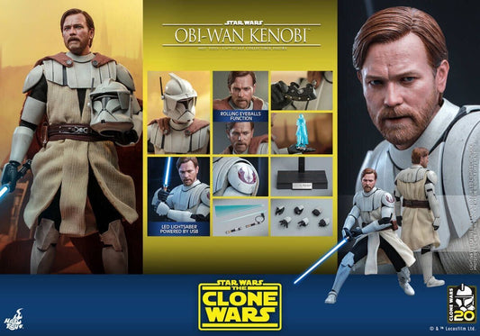 ホットトイズ TMS095『スター・ウォーズ：クローン・ウォーズ』オビ＝ワン・ケノービ