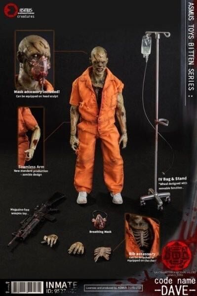 ASMUS TOYS BIT004A  Daveゾンビ囚人バイオハザード