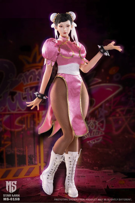 STARMAN TOYS MS-015B  Chun li  (ピンク）ストリートファイター