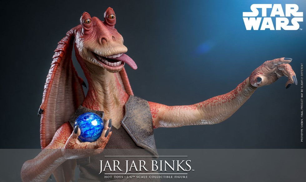 ホットトイズ MMS807  スター・ウォーズ　エピソード1／ファントム・メナス』ジャー・ジャー・ビンクス １/6 フィギュア