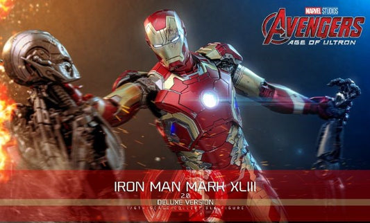 ホットトイズ MMS866D81『アベンジャーズ／エイジ・オブ・ウルトロン』 アイアンマン・マーク４３ (2.0) DX ver １/6 フィギュア