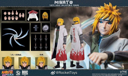 ROCKETTOYS ROC-015 「NARUTO ナルト疾風伝」  波風ミナト 四代目火影 ver　1/6フィギュア　