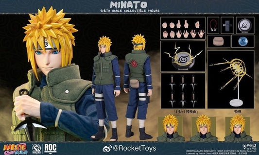 ROCKETTOYS ROC-016 「NARUTO ナルト疾風伝」  波風ミナト (木ノ葉の黄色い閃光 ver)　1/6フィギュア　