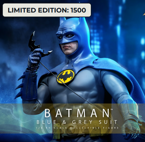 ホットトイズ  MMS834『ザ・フラッシュ』バットマン ブルー＆グレースーツ  限定版