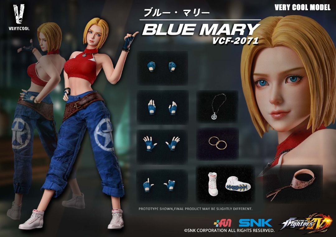 VERYCOOL VCF-2068  SNK KOF ザ・キング・オブ・ファイターズ XIV  ブルー・マリー １/6 フィギュア