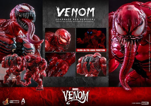 ホットトイズAMC034 ヴェノム Venomインスティンクトイ ｘ ヴェノム（カーネイジ・レッド版）