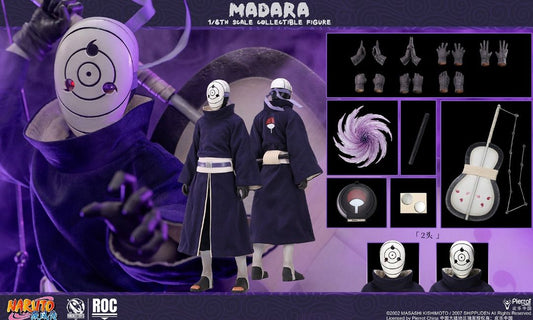 ROCKETTOYS ROC-021 「NARUTO ナルト疾風伝」  マダラ(白い仮面 ver) 1/6フィギュア
